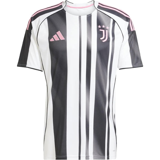 Juventus 2025-26 Adult Home Jersey – Size S–XXL – Custom Name & Number, Select Badges