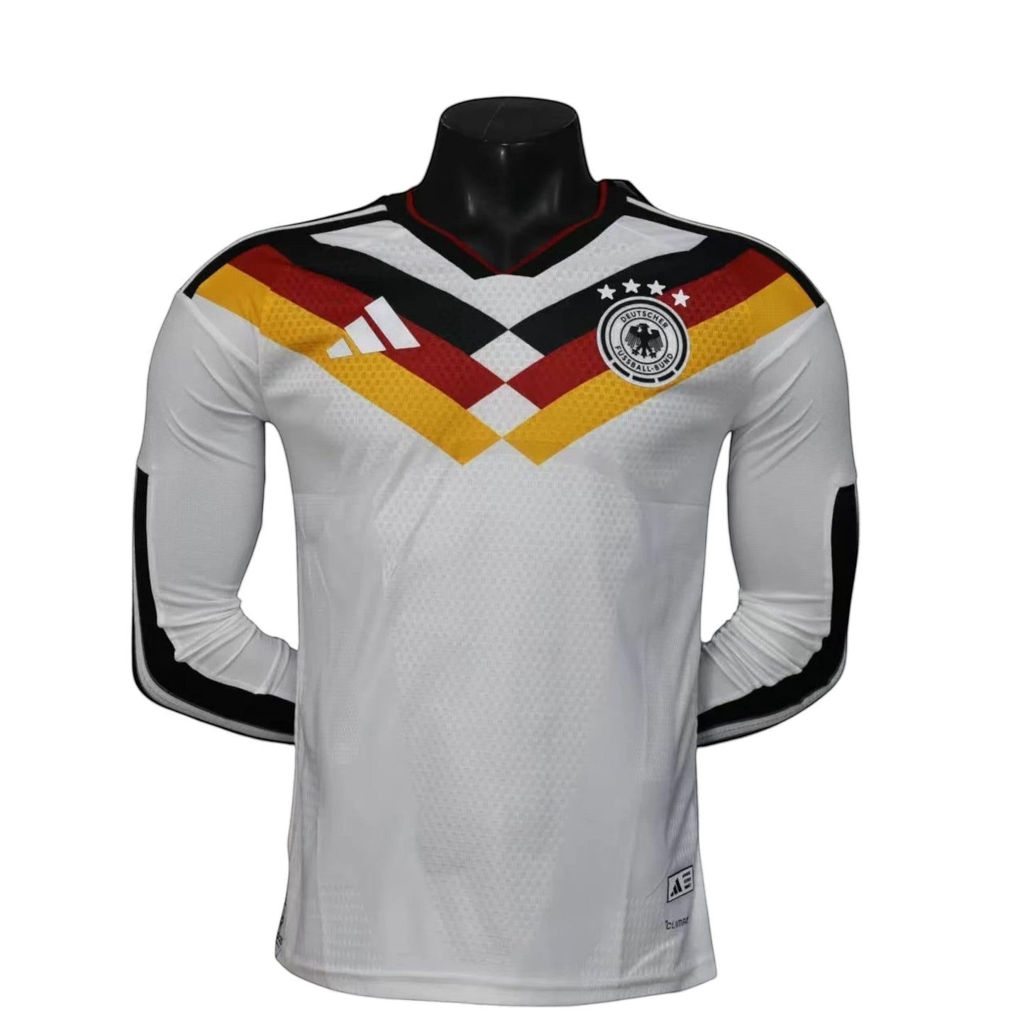 Germany 2026 Long Sleeve Player Version Home Jersey – Size S–XXL – Custom Name & Number, Select Badges