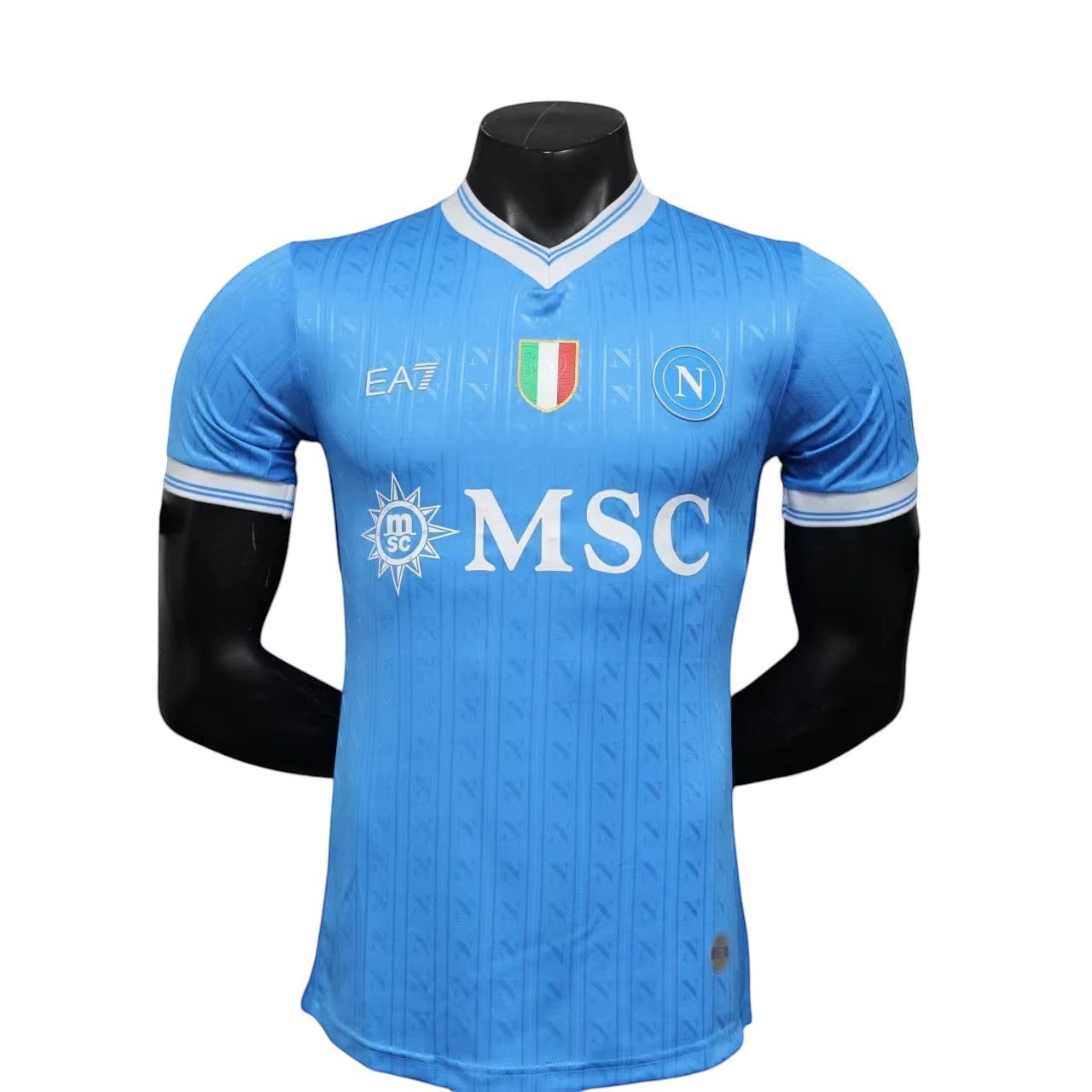Napoli 2025-26 Adult Player Version Home Jersey – Size S–XXL – Custom Name & Number, Select Badges