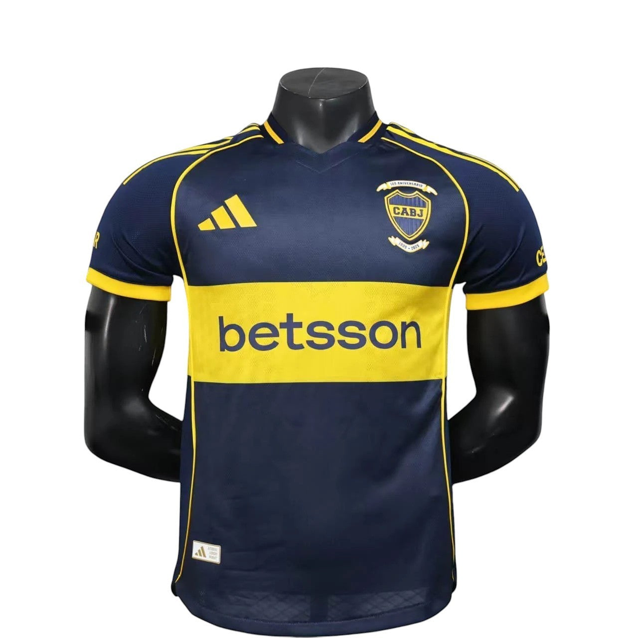 Boca Juniors 2025-26 Player Version Home Jersey – Size S–XXL – Custom Name & Number, Select Badges